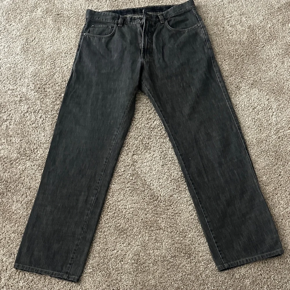 Ermenegildo Zegna- Men's Classic Black Jeans - Picture 5 of 16